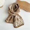 الأوشحة النساء الخريف الشتاء الماس فحص الوشاح المطبوع Neckerchief ناعم دافئ صوف صوف ضمن العنق الباشمينا شال D591