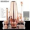 Ferramentas de bar 12 peças preto/ouro rosa/prata 800/750/600ml Boston Shakers Bartender Kit Cocktail Shaker Conjunto de ferramentas de bar Stand Cocktail Recipe 231124