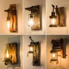 Wall Lamp Black Sconce Modern Led Mirror For Bedroom Mount Light Rustic Home Decor Exterior