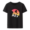 Heren t shirts buitenshuis Wanderlust katoen t-shirts zomer casual mannen kleding bedrukte t-shirt top korte mouw tee o-neck y2k tops stijl