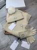 2023 Designer-Mützen Scaves Handschuhe Sets Winter 3-teiliges Set Damen Herren Strickschal Mütze Handschuh Kaschmirwolle gestrickte Schals Mützen Schnee Skifahren Mützen