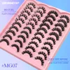 Outils de maquillage Russian Strip Lashes 51020 paires Fluffy Mink 3D False Eyelashes D Curl Fake 230425