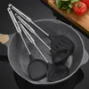 Pişirme Assesils Peralatan Dapur Spatula Penggorengan Soldok Sup Silikon Rumah Tangga Set Gadget Alat Aksesori Bar Makan 230425