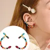 Dangle Earrings Multi Color Rhinestone Heart Earring For Women Cute Romantic Lip Drop 2023 Arrival Jewelry Party SR1107