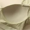 Camisoles Tanks Gcarol Women Tank Breast Pad Underwear Chest verzameld Sexy Backless Stretch Vest Integrated Bra One Pieces 4 Seizoen 230426