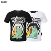 PLEIN BEAR T SHIRT Magliette firmate da uomo Abbigliamento di marca T-SHIRT da uomo con strass PP Skulls T-SHIRT COLLO ROTONDO SS SKULL E PLEIN CON CRISTALLI Maglietta Hip Hop Top Tees 161319