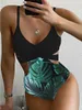 Badebekleidung Sexy Bademode Badeanzug Frau 2023 Weibliche Hohe Taille Bikini Push Up Beach Wear Schwimmen für Frauen Badeanzug Monokini AA230425