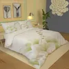 Beddengoed sets quilt cover Super comfortabele dekbed dekbed grote maten extra 3D -geprinte plantfoto