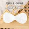 Camisoles Tanks Double Cross Junior Et Middle School Students Beautiful Back Wrapped Chest Girl Wireless Bra Basic Sports Tube Top Women