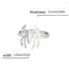 Кластерные кольца модные металлические пауки открывают регулируемые пальчивые полые животные уникальные ювелирные подарки для женщин мужчин