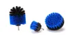 3Pcs/Set Electric Scrubber Brush Drill Brush Kit Plastic Round Cleaning Brush for Carpet Glass Car Tires Nylon Brushes Car Wash