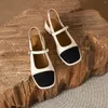 Dress Shoes 2023 Summer Multicolored Mary Jane Sandals: Comfortable Block Heels Closed Toe Chunky Medium Soft And Retro Style For Women