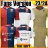 23 24 GEnOAs Soccer Jerseys Version Fans CODA STROOTMAN SABELLI 2023 2024 Home Away PUSCAS EKUBAN RETEGUI HEFTI Jersey YALCIN BADELJ Hommes Taille Chemises de football