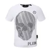 PLEIN BEAR T SHIRT Herren Designer T-Shirts Markenkleidung Strass PP Totenköpfe Herren T-SHIRT RUNDHALS SS SCHÄDEL UND PLEIN MIT KRISTALLEN Hip Hop T-Shirt Top Tees 161313