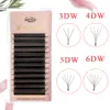 Makeup Tools Goddess 3D4D5D W Shape lashes 4D Premade Fan Lash Extensions 007 CD Curl Natural Soft High Quality Idividual Lashes 230425