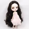 Dolls ICY DBS Blyth doll No.950 Black hair JOINT body White skin 1/6 BJD customized face with eyebrow ob24 anime girl 230426