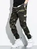 Męskie spodnie męskie Camo drukowane Flap Pocket Spodnie 231124