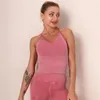 Tanques de mujer Tela Nylon Transpirable Mujeres Fitness Tops Sujetador Color sólido y ropa deportiva sexy Ropa de ejercicio al aire libre Camiseta sin mangas