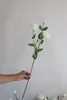 Decorative Flowers 27.5" Faux Real Touch Lisianthus Eustoma Blossom Branch-Rose Pink DIY Florals |Wedding/Home