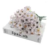 Decorative Flowers 31cm 6 Colors PE Artificial Violet Bouquet Wedding Party Home Office Decoration Pography Props Fake