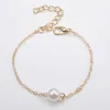 Urok Bracelets Delysia King Women's Single Pearl Bridesmaid Bransoleta Girl Party Prostota modna biżuteria Z0426