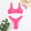 Swim Wear Wearned Feminido Biquíni Terno Sexy Mini Biquíni Brasileiro Monocrômico Sexia com Produto Novo em 2023 AA230425