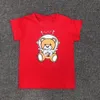 Summer Boys Girls Brand T-shirts Cartoon Bear Kids Kort Mouw T-shirt Katoen Kinderletters Gedrukt Shirts Child Shirt