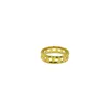 Marka projektanta Tiffnys ten sam klasyczny Luksusowy luksus T Element kwadrat wydrążony pierścień Pierścień Kobiet Projekt mniejszości wszechstronna z logo