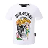 PLEIN BEAR CAMISETA Diseñador para hombre Camisetas Ropa de marca Rhinestone PP Cráneos Hombres CAMISETA CUELLO REDONDO SS HAWAII Hip Hop Camiseta Top Tees 161249