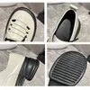 Dress Shoes Thick Sole Black Slip-on Loafers Lace-up Women's Sneakers Summer 2023 Chunky Heel High Heels Japan Style Students