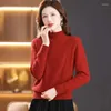 Women's Sweaters 2023 Autumn/Winter Long Sleeved Knitting Temperament Mom's Costume Pullover Sweater Loose Versatile Ladies