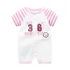 Clothing Sets 2023 Summer New Men's Treasure Bodysuit Sports Short Sleeve Newborn Baby Romper Creeper