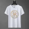 Mäns t-shirts 36% europeiska stationvaror män trendiga kort sommar heta diamant halva hylsa t-shirt social anda kille botten skjorta 963gjagnjagnz333jzbm