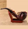 Wooden color Acrylic Resin Hand Tobacco Cigarette Smoking Pipe Filter Patterns Tool Accessories 6 Styles