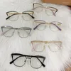 Sunglasses Glasses Butterfly 2023 Cat's Eye Frame Color Changing Anti Blue Light 9063