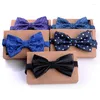 Bow Ties 2Pcs Men Tie Formal Adjustable Wedding Bowtie Groom For Tuxedo Butterfly Male Cravat