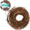 Decoratieve bloemen Kerst Vine Twig Krans Grapevine Base Garland Rattan Natuurlijke kransen