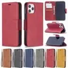 Schokbestendig PU Flip Wallet Kaarthouder Telefoon Leren Case voor Samsung Galaxy S21 S22 S23 Plus Ultra