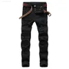 Jeans strappati da uomo Bianco Rosso Nero Stretch Slim Fit Primavera Autunno Pantaloni in denim Distressed Hip Hop Streetwear Biker X0621qhh5