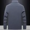 Män jackor män tjocka fleece män outwear sportkläder ullfoder varma rockar man termisk kappa vinter plus storlek l4xl 231124