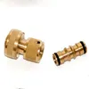 Watering Equipments 1/2" 3/4" 2PCS/Bag Two-Way Docking Pacifier Repair Joint Two Joints Pipe Extended Drainage Systems