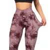 Leggings pour femmes Tie Dye sans couture Push Up Sport Gym Legins pour femmes Yoga course Fitness taille haute collants levage Sexy pantalon d'entraînement