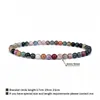 Bracelets porte-bonheur 4mm 6mm Mini énergie Bracelet à breloques perles de pierre naturelle Yoga Bracelet de guérison bijoux pour femmes hommes meilleur ami cadeau livraison directe Z0426