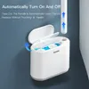 ECOCO brosse de toilette jetable en plastique mural auto-adhésif WC porte-brosse tête de brosse de remplacement outils de nettoyage de salle de bain 231124