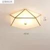 Taklampor modernt ledt ljus sovrum mässing enkel studie koppar lampa personlighet geometri nordik