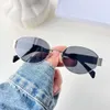 New Triumphal Arch Metal Oval Frame 40235 Personalized French Style UV Resistant Sunglasses