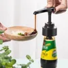 Dispensador de sabão líquido 4pcs garrafas pressionando bombas cozinha molho garrafa recipiente espremedor