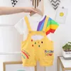 Clothing Sets Children's Summer Suit for Boys and Toddlers Aged 3 to 8, Carrying Pants, Cool Trend