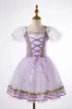 Vêtements de danse longue robe de Ballet Giselle violet professionnel Ballet Tutu classique ballerine robe Performance danse fille femmes robe de princesse 231124