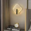 Wall Lamp Nordic Acrylic LED Indoor Lighting Sconces Room Decor For Home Living Study Cloakroom Bedroom Bedside